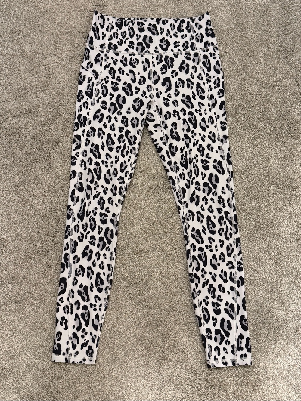 Fabletics PureLuxe Leopard Print High Rise Leggings with Pockets